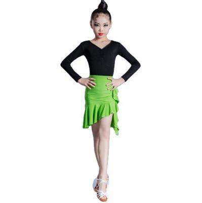 China OEM Sexy Latin Dance Wear Skirts Jazz Dance Dresses Costume Performance Unitards for sale