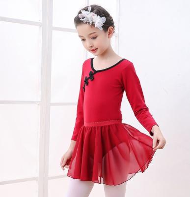 China tutu & Borders 2022 Red Dance Appearance Dress Artist Children Dance Dress for sale