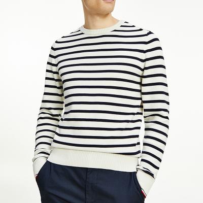 China Anti-wrinkle 2021 New High Quality Fashion Sweater Striped Long Sleeve Sweater for sale