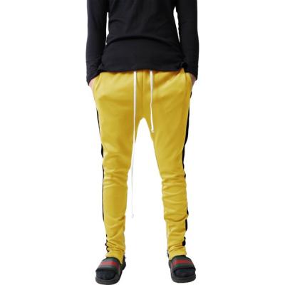 China High Waist Anti-wrinkle Smart Zipper Slaps Custom Mens Sweated Track Jogger Pants for sale