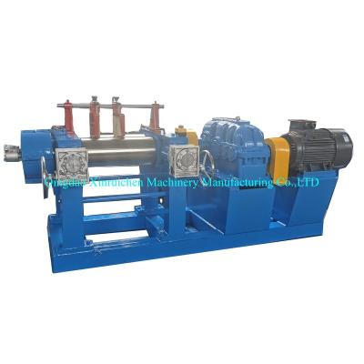 China Factory XK-250 Two Rolls Open Rubber Silicone Mixing Mill Two Roll Rubber Roll Sheet Open Mixing Mill Machine for sale