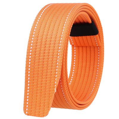 China LY39-3836 Retro Nylon Men's Braided Zipper Elastic Belt for sale