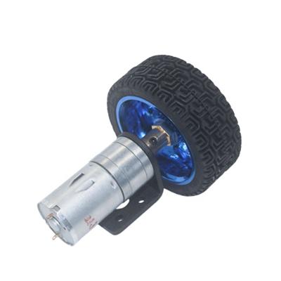 China Smart Balance Car Drip-Proof DC Gear Motor 65mm Wheel With Stand And Coupling DH-25GA370 for sale