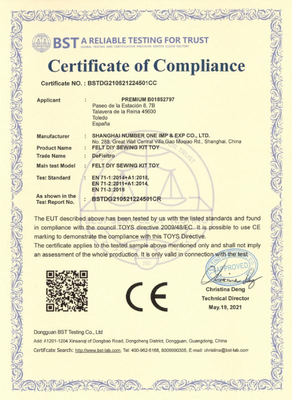 CE - Shenzhen Xicheng Trading Co., Ltd.