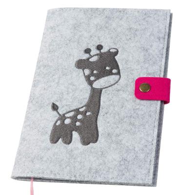 China Fashion German Europe Embroidered Wool Felt Mother Passport Cover Passport Holder For Pictures And Ultrasound Mutterpass 1 Buyer for sale