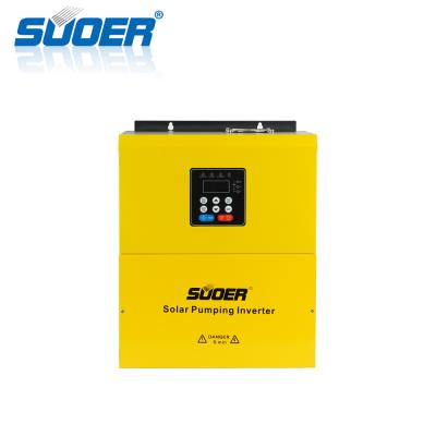 China Optional Suoer 380V 7500w 7.5kw 10HP Three Phase Solar Powered Water Pump Inverter for sale