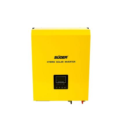 China Low Frequency Hybrid Inverter MPPT Suoer Inverters Integrated Solar Charge Controller 3kva 24V 220v 397*154*474mm for sale