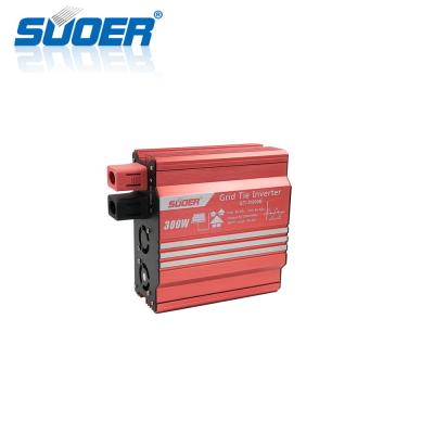 China Suoer 300W On Grid Tie Inverter Solar Power Inverter 257*195*88.5mm for sale