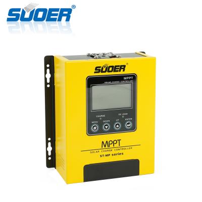 China Solar charger controller Suoer 12v 24v 48v 30A mppt charge controller with LCD display for sale