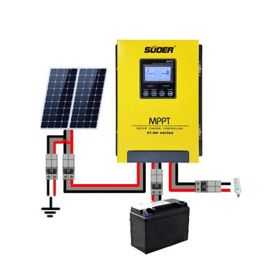 China Solar Charger Controller Suoer 60A 12v 24v 48v MPPT Reverse Protection Charge Controller for sale