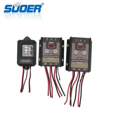 China Waterproof Solar Charger Controller Suoer 12V 24V 5A Charger Controller for sale