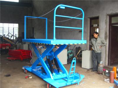 China 1m - 18m 1300KG Stationary scissor Hydraulic lifting platform 2.2X5m for sale