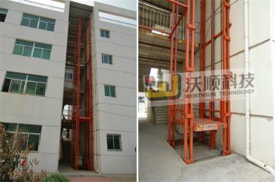 China Rail-type Hydraulic Cargo lift  guide rail lift platform 30 tons for sale