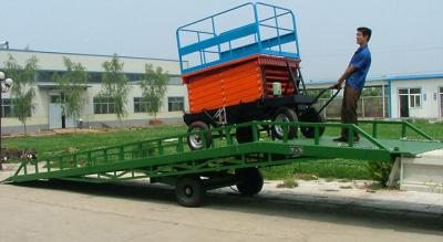 China ISO Manual mobile yard ramps Rust - proof hydraulic container for sale