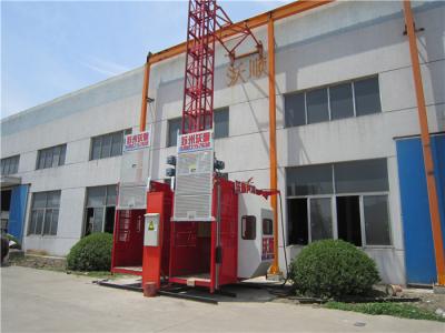 China 36 m/min Hydraulic Lift Platform With 1400kg Cage for transportation materials for sale