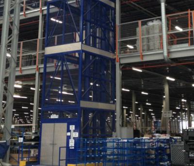 China 2800kg Warehouse electric guide rail lift with 3-6m/min Lift speed for sale