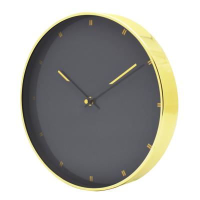 China Minimalist Raymons 1.5v 11 Inch Ultra-thin Metal Shell With Aluminum Needle And Metal Face Wall Clock for sale