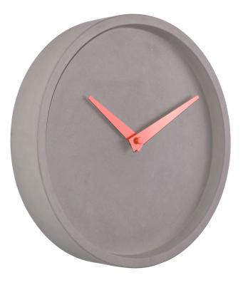 China 12 O'Clock Show Raymons Creative Minimalist Concrete Wall Clock 25cm Living Room Decoration New Clock Luxury High Quality Modern Custom Design for sale