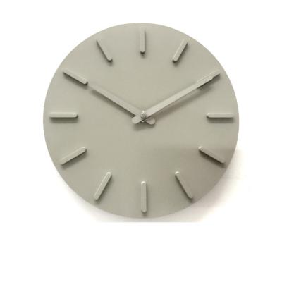 China Wholesale New Design Plastic Clock Home Decoration Raymons 12 Hour Display Round Quartz 25cm Wall Clock With Logo Customized for sale