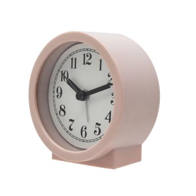 China 12 Hours Display Small Cartoon Raymons Alarm Clock Desk Number Dial Around Desk Alarm Clock for sale