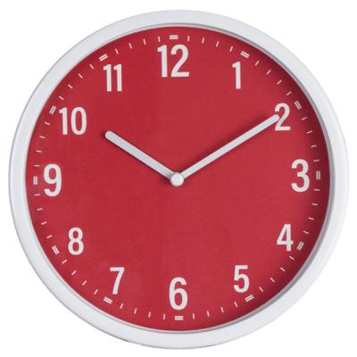 China Raymons plastic wall clock 20cm radio small silent 8 inch view plastic wall clock for living room decoration for sale