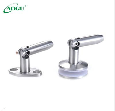 China Easy To Mount Canopy Fittings 304 Stainless Steel Glass Canopy Bracket Accessories For Glass Tent for sale