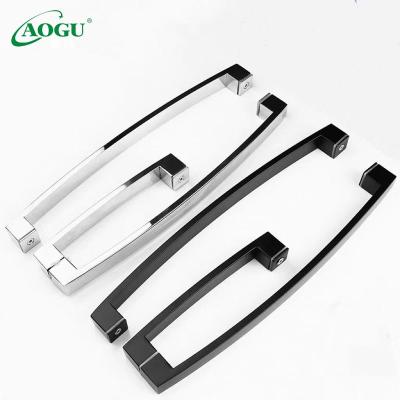 China Long Workmanship Modern Classic 304 Stainless Steel Entryway Sliding Glass Swing Door Handle for sale