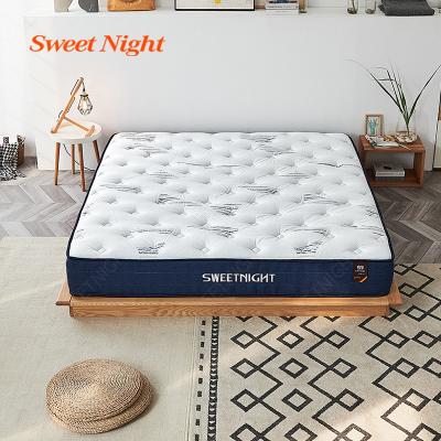 China Foldable King Queen Size Luxury Bed OEM Sit Top Hotel Roll Up Latex Memory Foam In A Box Pocket Spring Mattress for sale