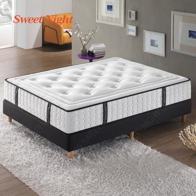 China King Queen Size Bonnel Pocket Pillow Top Hotel Natural Latex Bed Memory Foam Foldable In A Box Bed Bases for sale