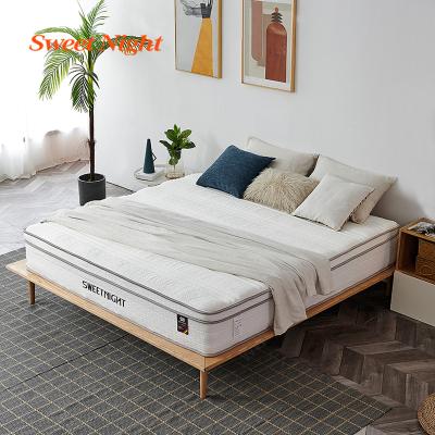 China Foldable King Queen Size Bed OEM Natural Latex Pillow Top Hotel Luxury Memory Foam In A Box Roll Up Pocket Spring Mattress for sale