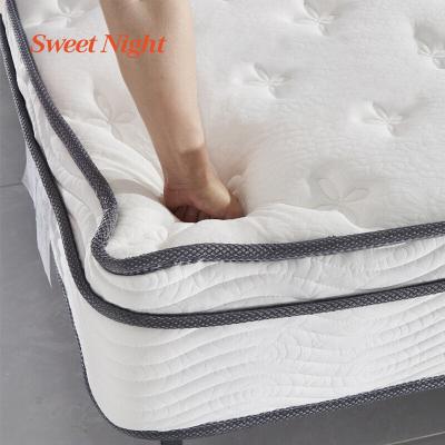 China Foldable King Queen Size Natural Latex Hotel Bed Memory Foam Pillow High Quality Top Pocket Roll Up Box Springs for sale