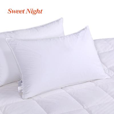 China Hotel Anti-Static Plush Latex Sponge Cotton Bed Gel Memory Blanket White Feather Velvet Five Star Pillows for sale