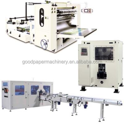 China High speed facial tissue converting line semi facial tissue production factory low price facial tissue paper machine line for sale