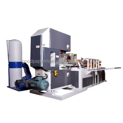 China Automatic Napkin Factory Maxi Roll Slitter Jumbo Toilet Paper Roll Strip Saw Machine Price for sale