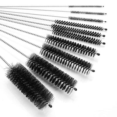 China Viable Factory Wholesale Wool Metal Stainless Steel Straw Nylon Hard Cleaning Brush for sale