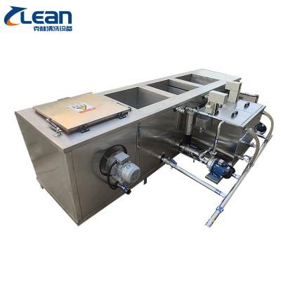 China Hotels Industrial Metal Parts Cleaning Machine Multi Tanks Cleaning Machine For Parts Cleaning Degreasing for sale