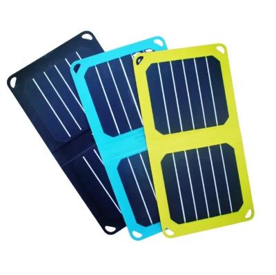 China RV Factory Custom OEM Folding Mono Portable Solar Panel 12v 6W Solar Panels Solar Charger for sale