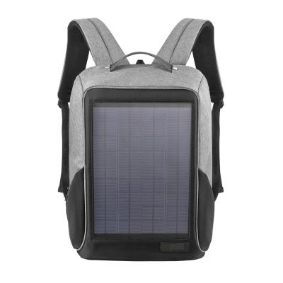 China Ployester Solar Power Generation Backpack 10W Backpack 5.5V Outdoor Mobile Phone Solar Charging Board for sale