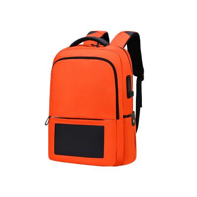 China Solar Power Solar Rechargeable Backpack Outdoor Business Trip Travel Business Backpack Men's and Women's Schoolbags Computer Bag for sale