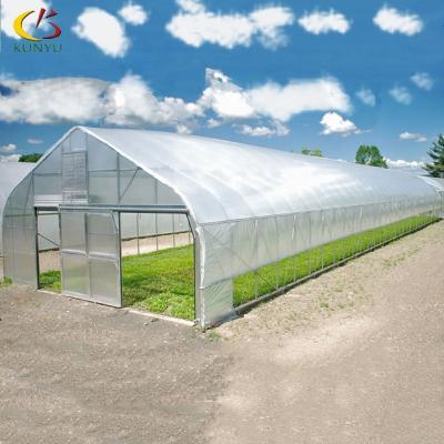 China PE 2020 multi spans covering insect proof net-duct 1/2 inch greenhouse ABS break clamp for PVC pipe for greenhouse structure for sale