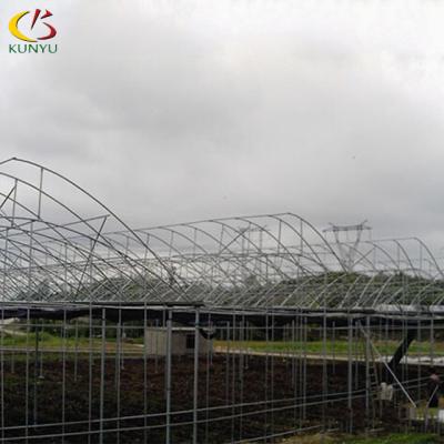 China Easily Assembled Foshan Kunyu PEP Film Covering Homemade Greenhouse Garden Homemade Greenhouse for sale