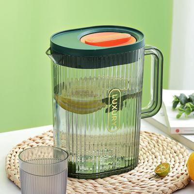 China 2023 Hot Sale Heat Resistant Transparent Glass Cold Pot Stocked Kettle Infusion Coffee Tea Cold Water for sale