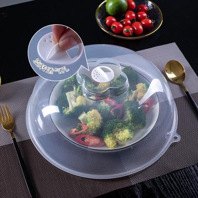 China Microwavable Hot Microwavable Plastic Magnetic Food Cover Dome Cover Food Tour pp Dust Proof Stackable Dish for sale