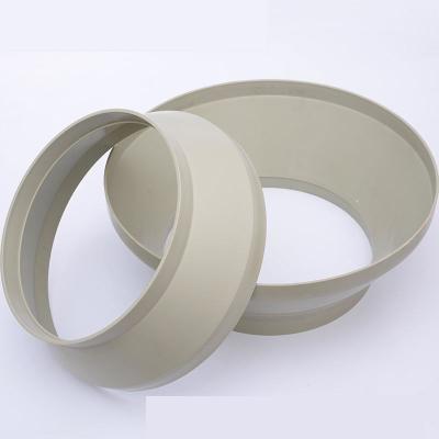 China Gas Distribution Plastic Variable Clamp PP Pipe Fittings Pipe Connection Pipe Reinforcement Flange for sale