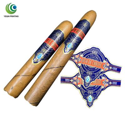 China Professional Logo Good Quality Cigar Band Embossing Printing With Logo Cigar Embossing Ring for sale