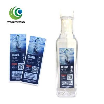 China Waterproof Custom Stickers Printing Waterproof Label Sticker For Bottle Packaging Advertising Sticker for sale