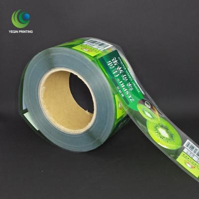 China Waterproof Transparent BOPP Label Sticker Roll , Clear Vinyl Label Roll for sale