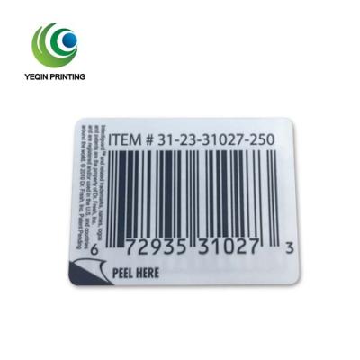 China Laptop Waterproof Heat Resistant Battery Adhesive PET Labels, Laptop Charger Label for sale