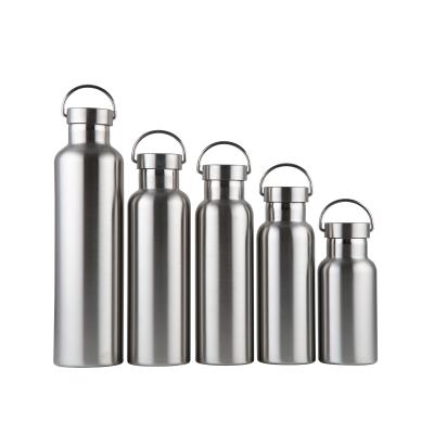 China Sustainable Custom Gym Iron Flask Insulated Water Bottles Stainless Steel Vacuum Sports Bottle for sale