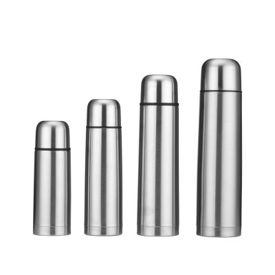 China Wholesale PORTABLE Travel Stainless Steel High Quality Double Walled Insulated Vacuum Flask With Temperature for sale